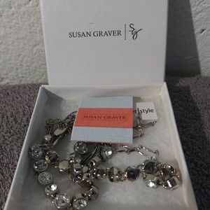 Susan Graver crystal necklace